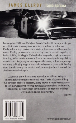 Tajna sprawa James Ellroy