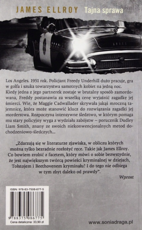 Tajna sprawa James Ellroy