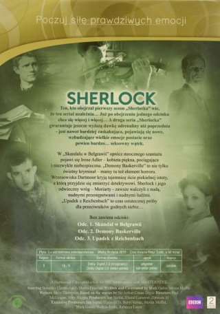 Sherlock Seria 2 płyta DVD