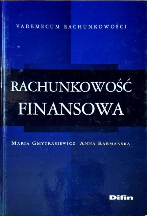 Rachunkowość finansowa Anna Karmańska