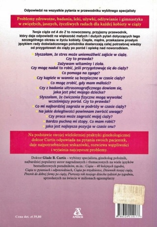 TWOJA CIĄŻA OD A DO Z Glade B. Curtis