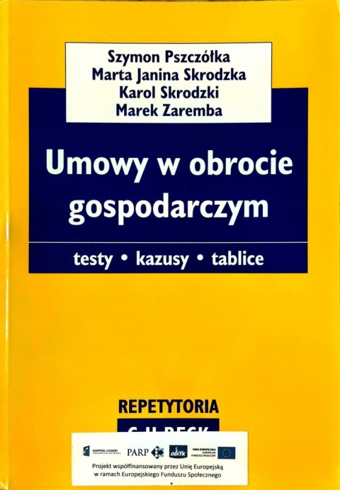 Umowy w obrocie gospodarczym