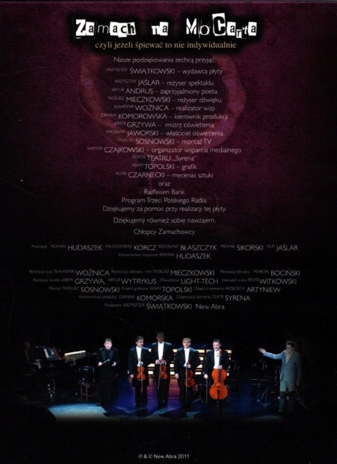 Zamach na Mocarta (Digipack) (DVD) płyta DVD