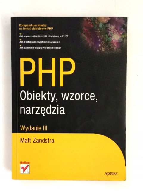 ZANDSTRA - PHP OBIEKTY WZORCE NARZĘDZIA