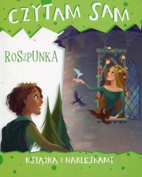 Czytam sam Roszpunka Książka z naklejkami Roberta Zilio