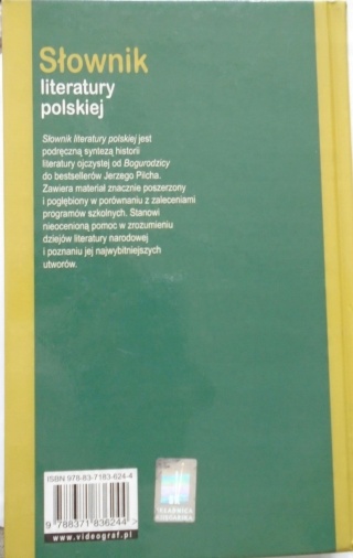 SŁOWNIK LITERATURY POLSKIEJ M.Piechota...