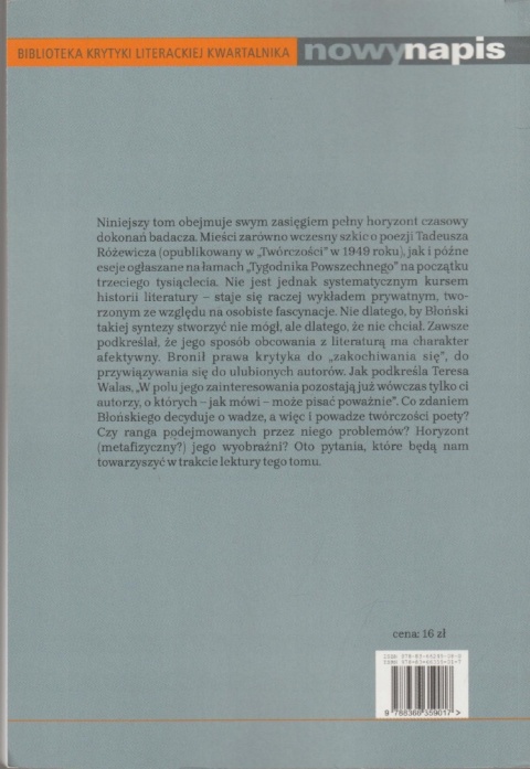 Język właściwie użyty Jan Błoński