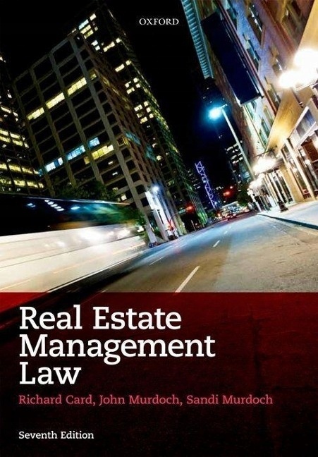 Real Estate Management Law (2011) John Murdoch