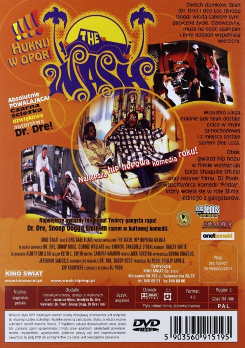 Hip-Hopowa myjnia płyta DVD