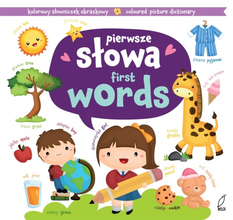 Pierwsze słowa Kolorowy słowniczek obrazkowy Praca zbiorowa