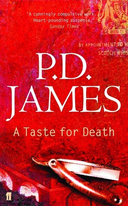 A Taste for Death. Der Beigeschmack des Todes, englische Ausgabe James P.D.