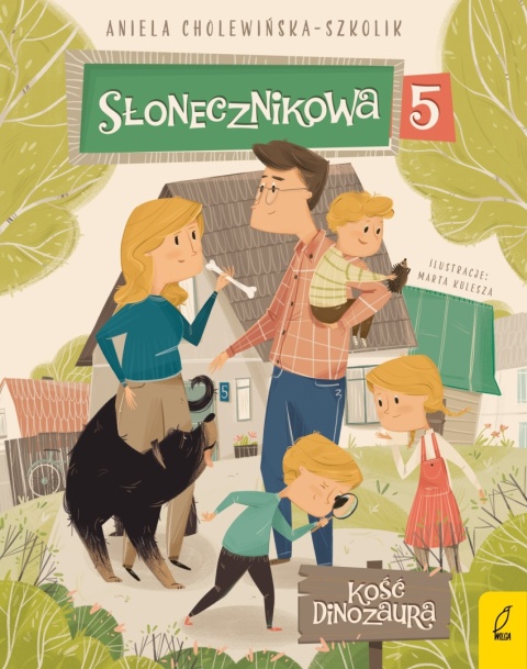 Słonecznikowa 5 Kość dinozaura Aniela Cholewińska-Szkolik