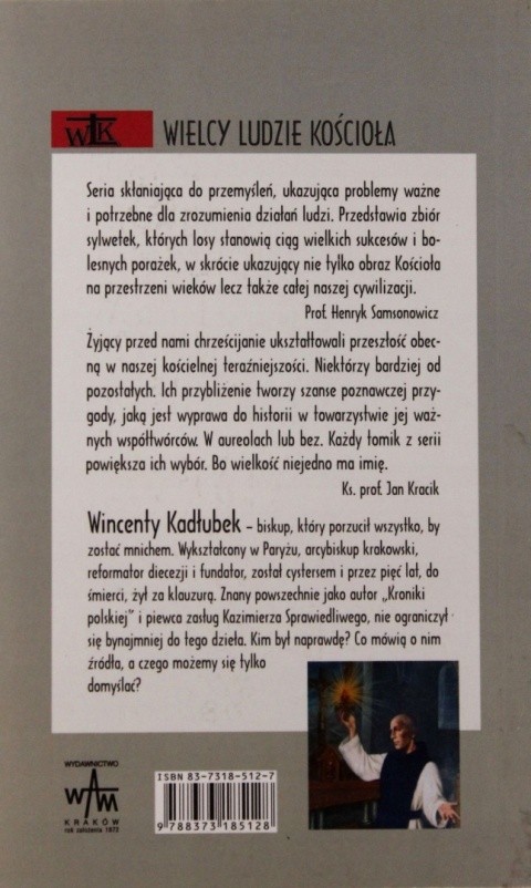 Wincenty Kadłubek Krzysztof Rafał Prokop