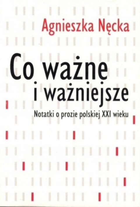 Co ważne i ważniejsze A Nęcka