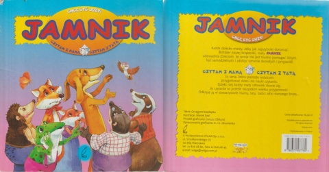 JAMNIK chcę być duży! CZYTAM Z MAMĄ, CZYTAM Z TATĄ Kasdepke,Szal
