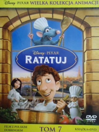 Ratatuj booklet płyta DVD