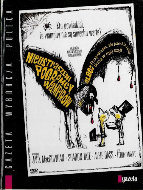 Nieustraszeni pogromcy wampirów płyta DVD