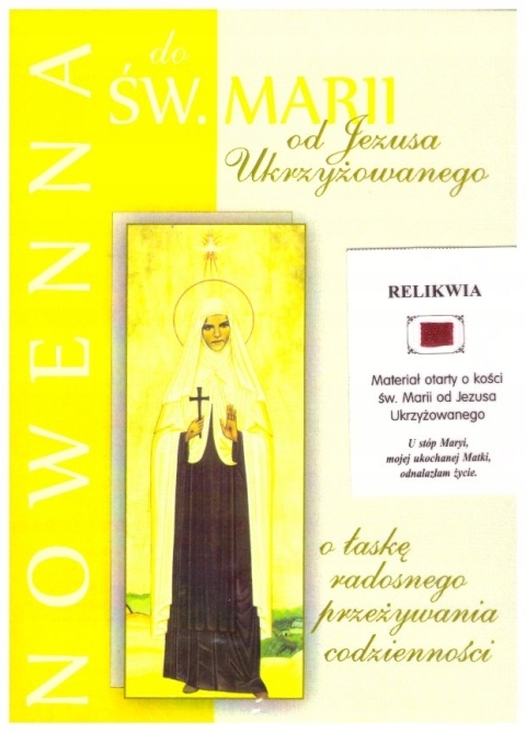 Nowenna do św. Marii od Jezusa Ukrzyżowanego Praca zbiorowa